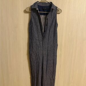 Banana Republic Blue Sleeveless Jumpsuit - Size 0 (sale ends 09/17)